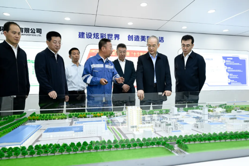 吉林省委书记黄强到电投绿能四平梨树风光制绿氢生物质耦合绿色甲醇项目调研
